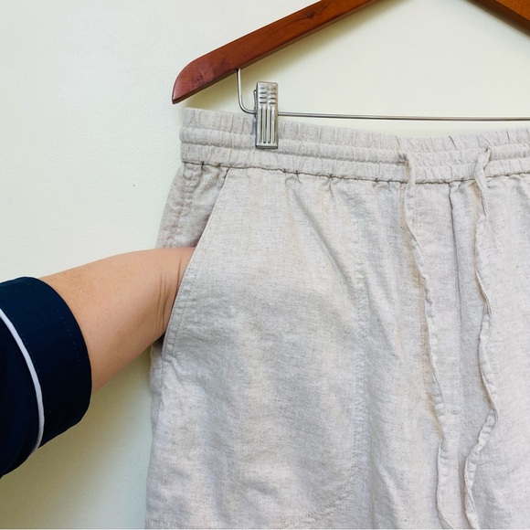 Banana Republic Linen-Blend High-Rise Pants Size Large - Picture 6 of 12